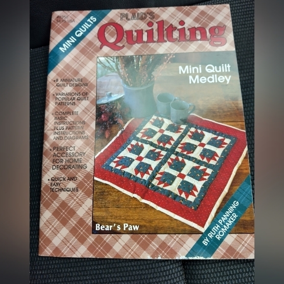 Vintage Other - Plaid's Quilting Mini Quilts Medley Quilt Wall Hangings Quilt Patterns